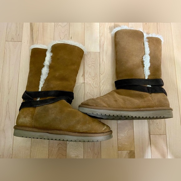 KOOLABURRA BY UGG ROZALIA TALL 1020243
CHESTNUT SIZE 10 WOMAN'S BOOTS - Picture 6 of 8